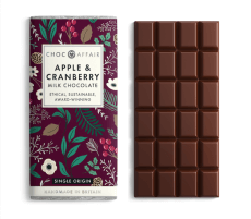 Platte apple and cranberry chocolate